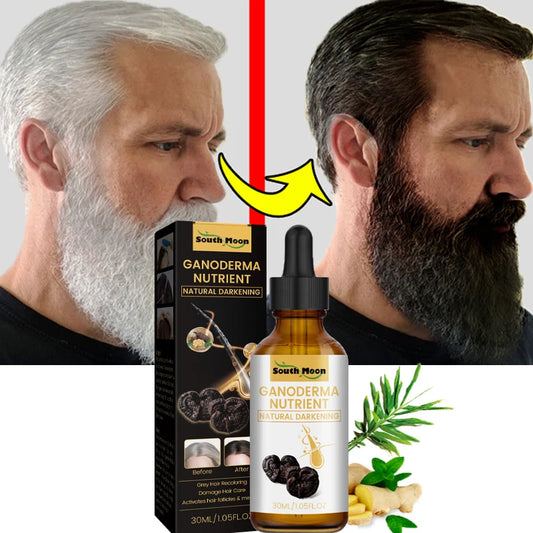 Anti Greying Hair Serum, Dark Serum for Hair, Organic Ganoderma